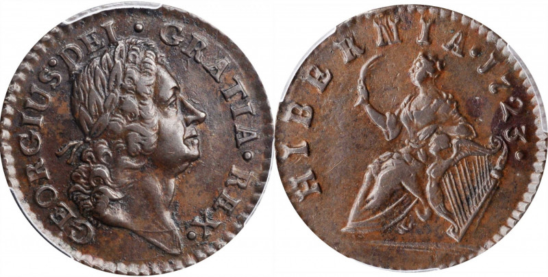 Wood's Hibernia Farthing

1723 Wood's Hibernia Farthing. Martin 3.3-Bc.2, W-12...