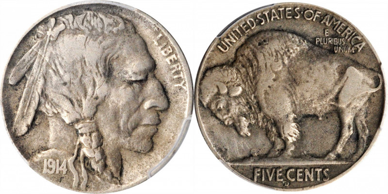 Buffalo Nickel

1914 Buffalo Nickel. DS Set. Cleaned (PCGS).

Both examples ...