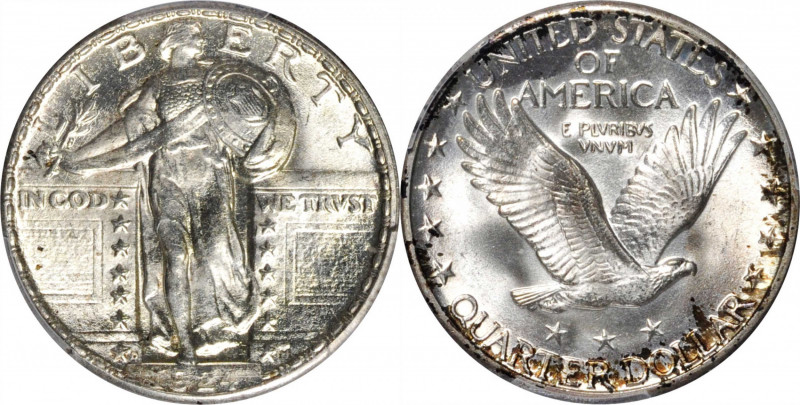 Standing Liberty Quarter

1924-D Standing Liberty Quarter. MS-65+ (PCGS). CAC....