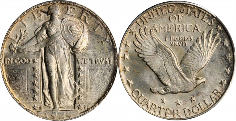 Standing Liberty Quarter

1924-D Standing Liberty Quarter. MS-65 (PCGS).

PC...