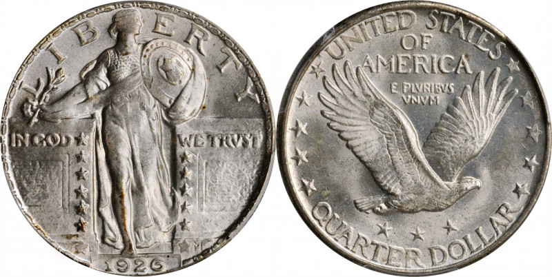 Standing Liberty Quarter

1926-D Standing Liberty Quarter. MS-64 (PCGS).

PC...