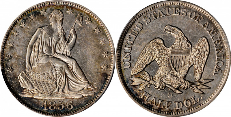 Liberty Seated Half Dollar

1856-O Liberty Seated Half Dollar. WB-12. Rarity-3...