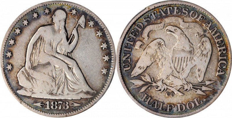 Liberty Seated Half Dollar

1873-CC Liberty Seated Half Dollar. Arrows. WB-7. ...