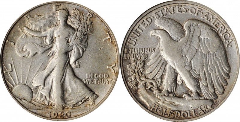 Walking Liberty Half Dollar

1920-S Walking Liberty Half Dollar. VF-35 (NGC)....