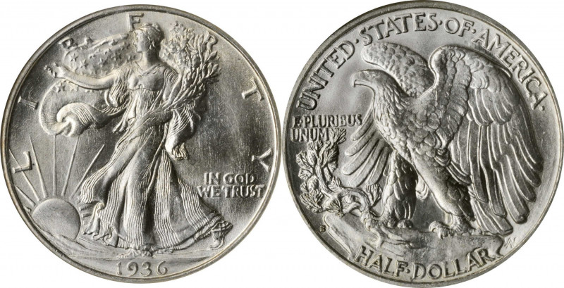 Walking Liberty Half Dollar

1936-S Walking Liberty Half Dollar. MS-65 (NGC)....