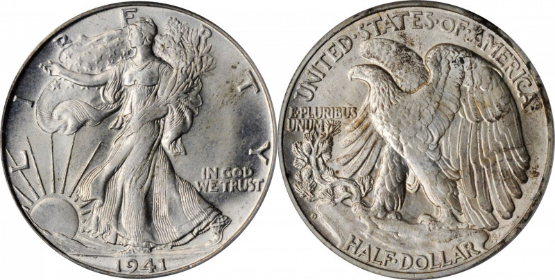 Walking Liberty Half Dollar

1941-D Walking Liberty Half Dollar. MS-65 (PCGS)....