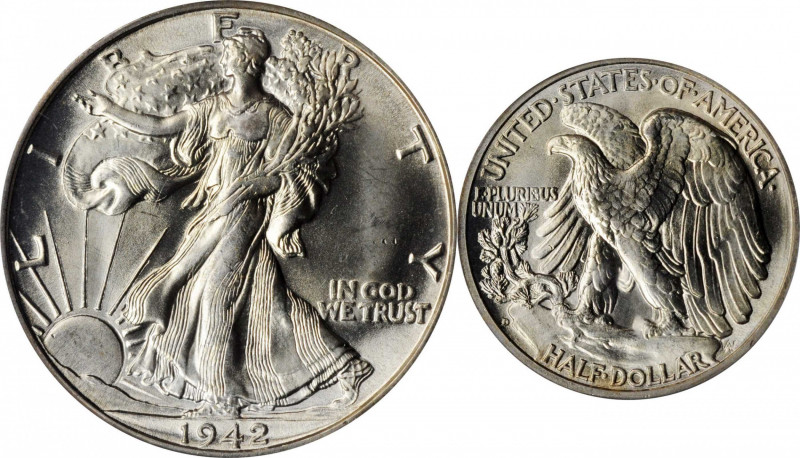 Walking Liberty Half Dollar

1942-D Walking Liberty Half Dollar. MS-66 (PCGS)....