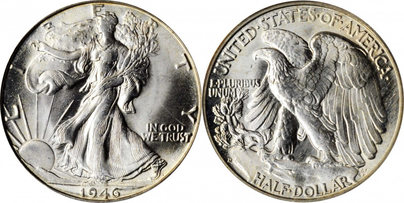 Walking Liberty Half Dollar

1946 Walking Liberty Half Dollar. DS Set. (PCGS)....