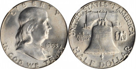 Franklin Half Dollar

1953-S Franklin Half Dollar. MS-66 (NGC).

PCGS# 6666. NGC ID: 24T8.

Estimate: 150