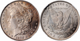 Morgan Silver Dollar

1879-O Morgan Silver Dollar. MS-64 (NGC).

PCGS# 7090. NGC ID: 253V.

Estimate: 350
