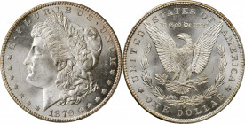 Morgan Silver Dollar

1879-S Morgan Silver Dollar. MS-65 (ANACS).

PCGS# 7092. NGC ID: 253X.

Estimate: 125