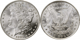 Morgan Silver Dollar

1881-CC Morgan Silver Dollar. MS-65 (PCGS). CAC.

PCGS# 7126. NGC ID: 2547.

Estimate: 600