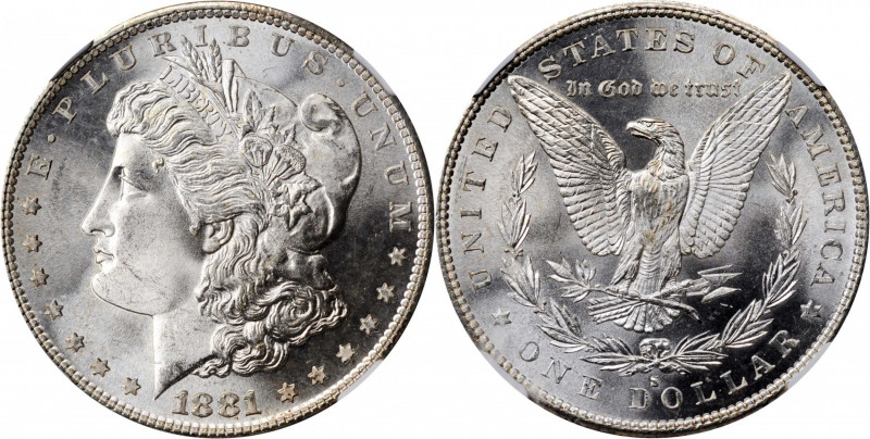 Morgan Silver Dollar

1881-S Morgan Silver Dollar. MS-67 (NGC). CAC.

PCGS# ...