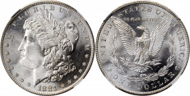 Morgan Silver Dollar

1881-S Morgan Silver Dollar. MS-67 (NGC). CAC.

PCGS# 7130. NGC ID: 2549.

Estimate: 600