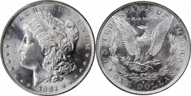 Morgan Silver Dollar

1881-S Morgan Silver Dollar. MS-66+ (PCGS).

PCGS# 7130. NGC ID: 2549.

Estimate: 300