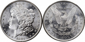 Morgan Silver Dollar

Lot of (5) 1881-S Morgan Silver Dollars. MS-64 (PCGS).

PCGS# 7130. NGC ID: 2549.

Estimate: 250