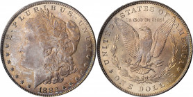 Morgan Silver Dollar

1882 Morgan Silver Dollar. MS-66 (PCGS). CAC.

PCGS# 7132. NGC ID: 254A.

Estimate: 1000