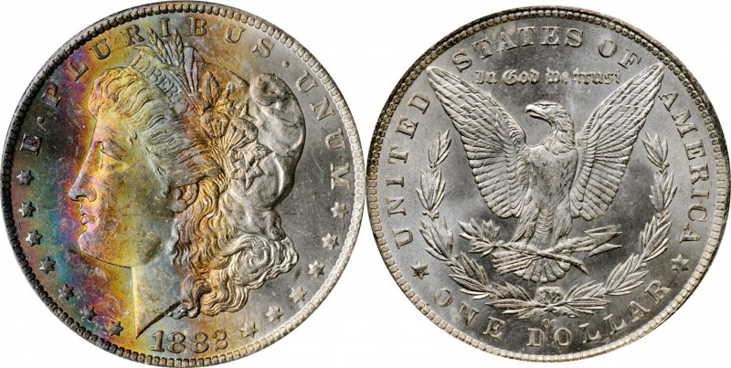 Morgan Silver Dollar

1882-CC Morgan Silver Dollar. MS-65 (ICG).

PCGS# 7134...