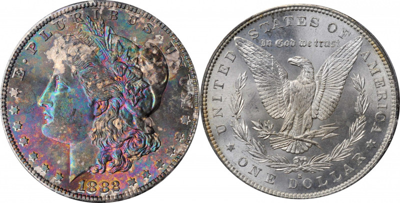 Morgan Silver Dollar

1882-S Morgan Silver Dollar. MS-65 (PCGS).

PCGS# 7140...