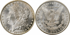 Morgan Silver Dollar

1883-CC Morgan Silver Dollar. MS-65 (ANACS).

PCGS# 7144. NGC ID: 254H.

Estimate: 300