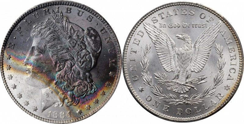 Morgan Silver Dollar

1884 Morgan Silver Dollar. MS-63 (PCGS).

PCGS# 7150. ...