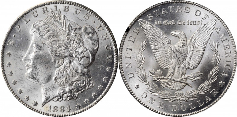 Morgan Silver Dollar

1884-CC GSA Morgan Silver Dollar. MS-62 (NGC).

The or...
