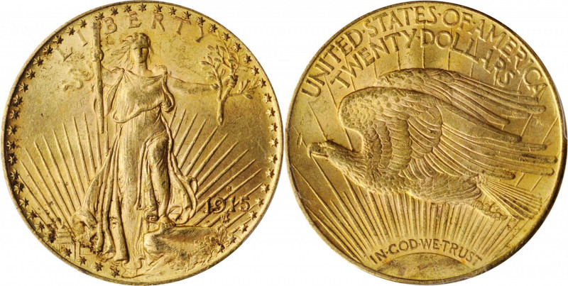 Saint-Gaudens Double Eagle

1915-S Saint-Gaudens Double Eagle. MS-63 (PCGS).
...