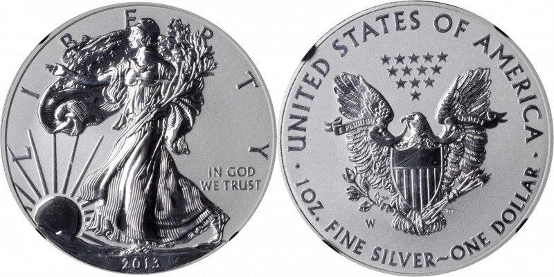 Silver Eagle

2013-W Silver Eagle. 75th Anniversary of West Point Depository S...