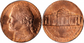Mint Errors

2001-P Jefferson Nickel--Overstruck on a Lincoln Cent--MS-66 RD (PCGS).

From the Bimyway Collection.

Estimate: 150