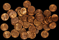 Rolls

Roll of 1937-D Lincoln Cents. Mint State (Uncertified).

Housed in a plastic tube. (Total: 50 coins)

From the Collection of Silas Stanle...