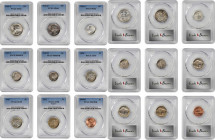 Miscellaneous U.S. Coins

Lot of (9) 20th Century Type Coins. (PCGS).

Included are: Lincoln Cent: 2005-D MS-67 RD; Buffalo Nickels: 1913 Type I, ...