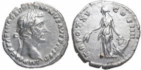 138-161 d.C . Antonino Pío. Denario. EBC-. Est.115.