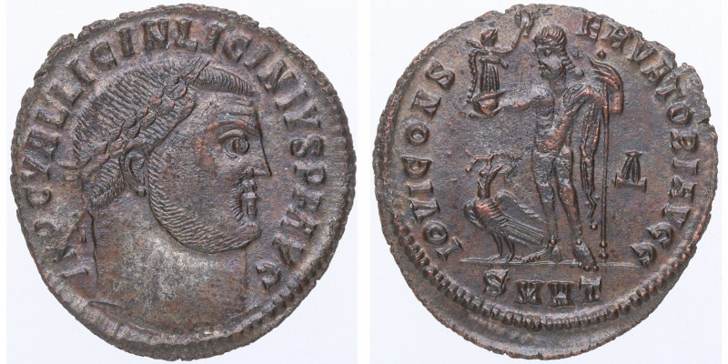 308-323 d. C. Licinio I. Follis. SMHT. Ae. EBC. Est.60.