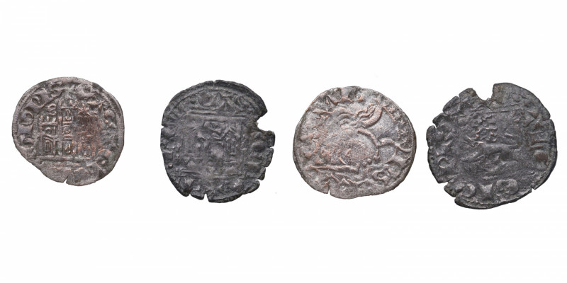 1312-1350. Alfonso XI (1312-1350). Burgos y Toledo. Lote de dos monedas: Cornado...