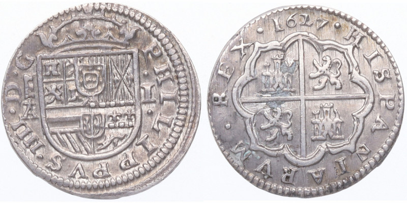 1627. Felipe IV (1621-1665). Segovia. 1 Real. A&C 782. 3,29 g. EBC+ / EBC. Est.3...