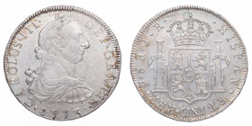 1773. Carlos III (1759-1788). Potosí. 8 Reales . JR. A&C 1169. SC-. Est.350.