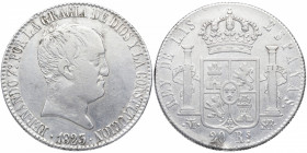 1823. Fernando VII (1808-1833). Madrid. 20 Reales. SR. A&C 128. 26,92 g. ESCASA. MBC+. Est.300.