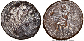 MACEDONIAN KINGDOM. Alexander III the Great (336-323 BC). AR tetradrachm (27mm, 17.27 gm, 12h). NGC Choice XF 4/5 - 2/5. Early posthumous issue of Sid...