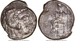 MACEDONIAN KINGDOM. Alexander III the Great (336-323 BC). AR tetradrachm (25mm, 17.31 gm, 1h). NGC Choice XF 4/5 - 2/5. Late lifetime to early posthum...
