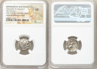 MACEDONIAN KINGDOM. Alexander III the Great (336-323 BC). AR drachm (18mm, 12h). NGC VF. Early posthumous issue of Magnesia ad Maeandrum, ca. 323-319 ...