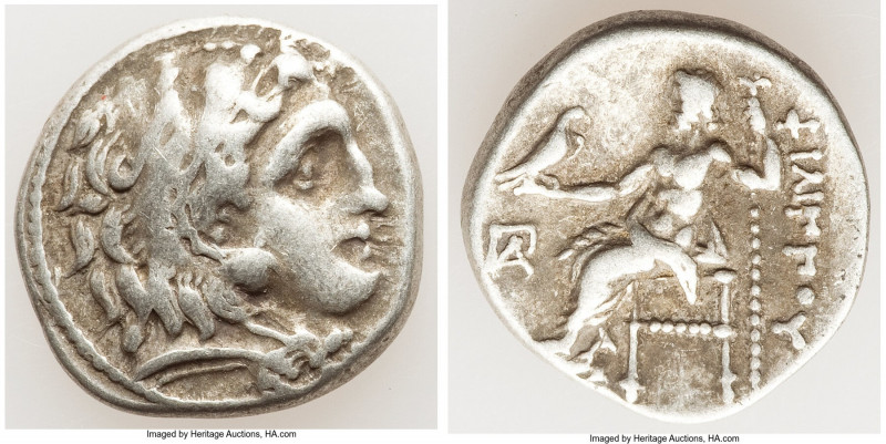 MACEDONIAN KINGDOM. Philip III Arrhidaeus (323-317 BC). AR drachm (18mm, 4.27 gm...