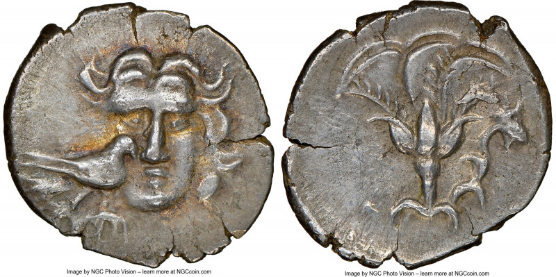 CARIA. Mylasa. Ca. 175-130 BC. AR drachm (17mm, 2.36 gm, 1h). NGC Choice XF 5/5 ...
