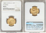 Victoria gold "St. George" Sovereign 1884-M MS63 NGC, Melbourne mint, KM7. AGW 0.2355 oz. 

HID09801242017

© 2020 Heritage Auctions | All Rights ...