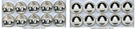 People's Republic 10-Piece Lot of Uncertified silver Panda 10 Yuan (1 oz) 2013 UNC, KM-Unl. Sold as is, no returns. 

HID09801242017

© 2020 Herit...