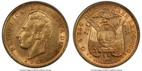 Republic gold 10 Sucres 1899 BIRMINGHAM-JM AU58 PCGS, Birmingham mint, KM56. One year type. AGW 0.2354 oz. 

HID09801242017

© 2020 Heritage Aucti...