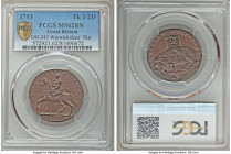 Warwickshire. Coventry copper 1/2 Penny Token 1793 MS62 Brown PCGS, D&H-242. Lady Godiva / Elephant 

HID09801242017

© 2020 Heritage Auctions | A...