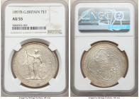 Victoria Trade Dollar 1897-B AU55 NGC, Bombay mint, KM-T5.

HID09801242017

© 2020 Heritage Auctions | All Rights Reserved