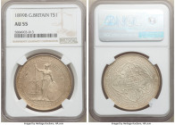 Victoria Trade Dollar 1899-B AU55 NGC, Bombay mint, KM-T5, Prid-8. Apricot toning with muted cartwheel luster. 

HID09801242017

© 2020 Heritage A...