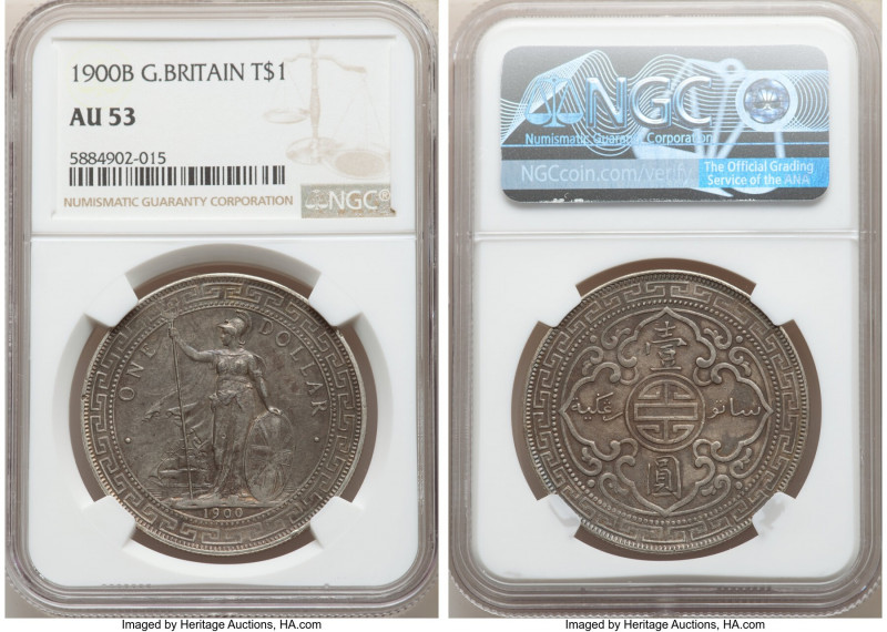 Victoria Trade Dollar 1900-B AU53 NGC, Bombay mint, KM-T5.

HID09801242017

...