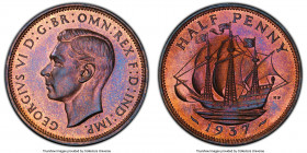 George VI Proof 1/2 Penny 1937 PR65 Red and Brown PCGS, KM844, S-4115. 

HID09801242017

© 2020 Heritage Auctions | All Rights Reserved